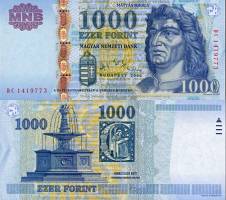 *1000 Forintov Maďarsko 2006, P195b UNC - Kliknutím na obrázok zatvorte -